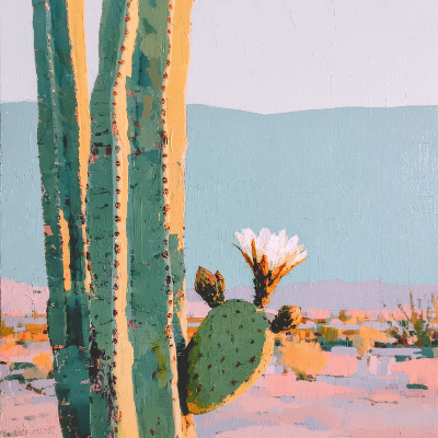 Desert Botanical — 3D UV Textured Art Print (Choose Your Design)