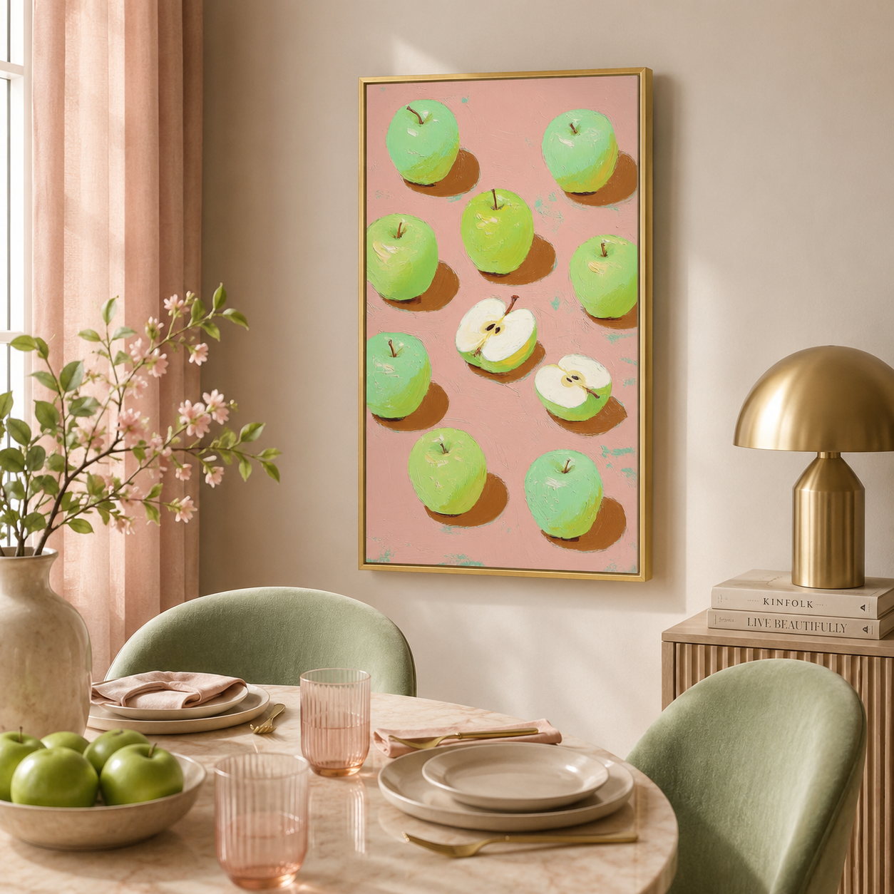 Apple Pop — 3D UV Textured Wall Art Print