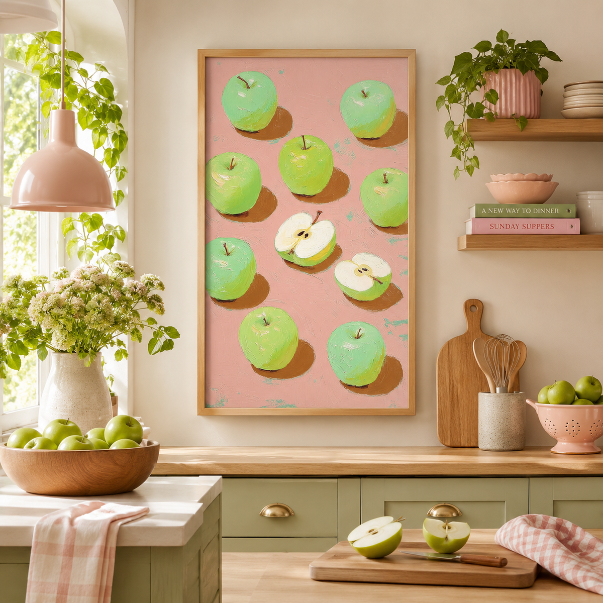 Apple Pop — 3D UV Textured Wall Art Print