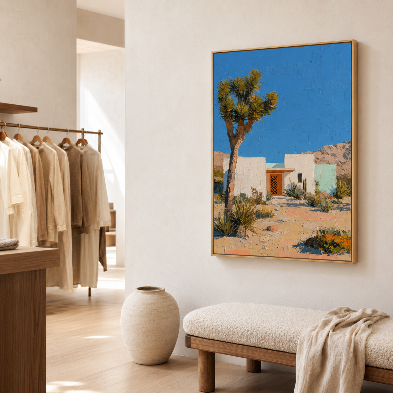 Joshua Tree wall art print detail view