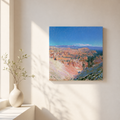 Bryce Canyon 3D UV textured wall art print on white wall