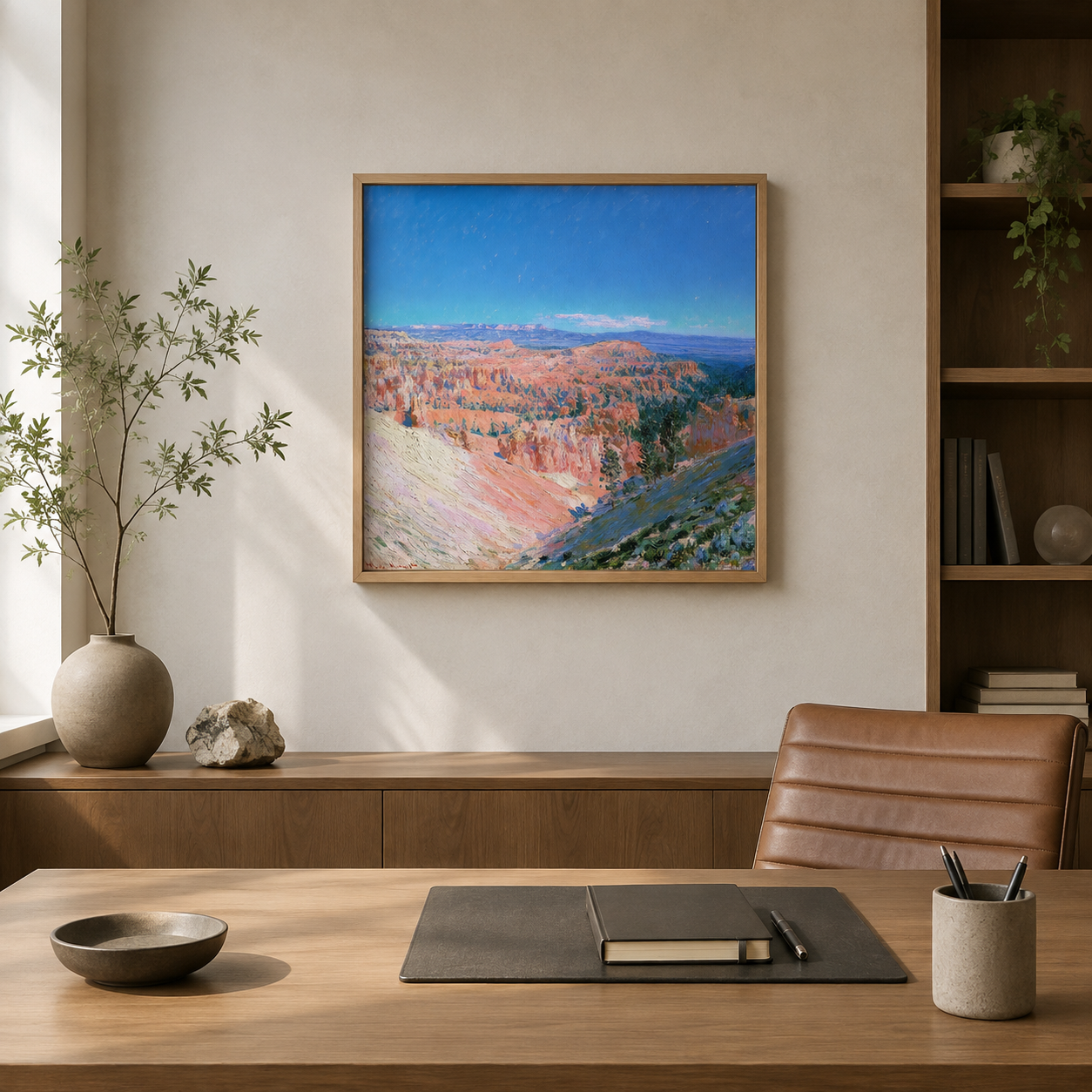 Bryce Canyon wall art print in bedroom
