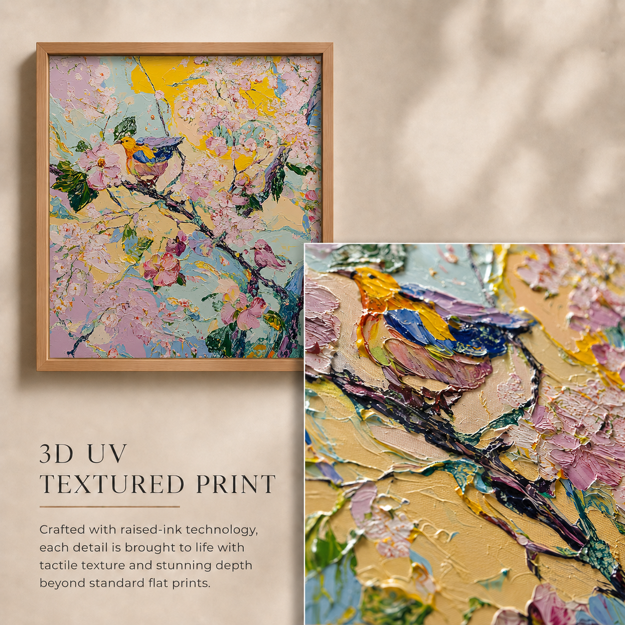 Springlight — 3D UV Textured Art Print (Choose Your Design)