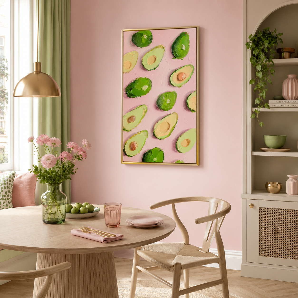 Avocado Pop — 3D UV Textured Wall Art Print