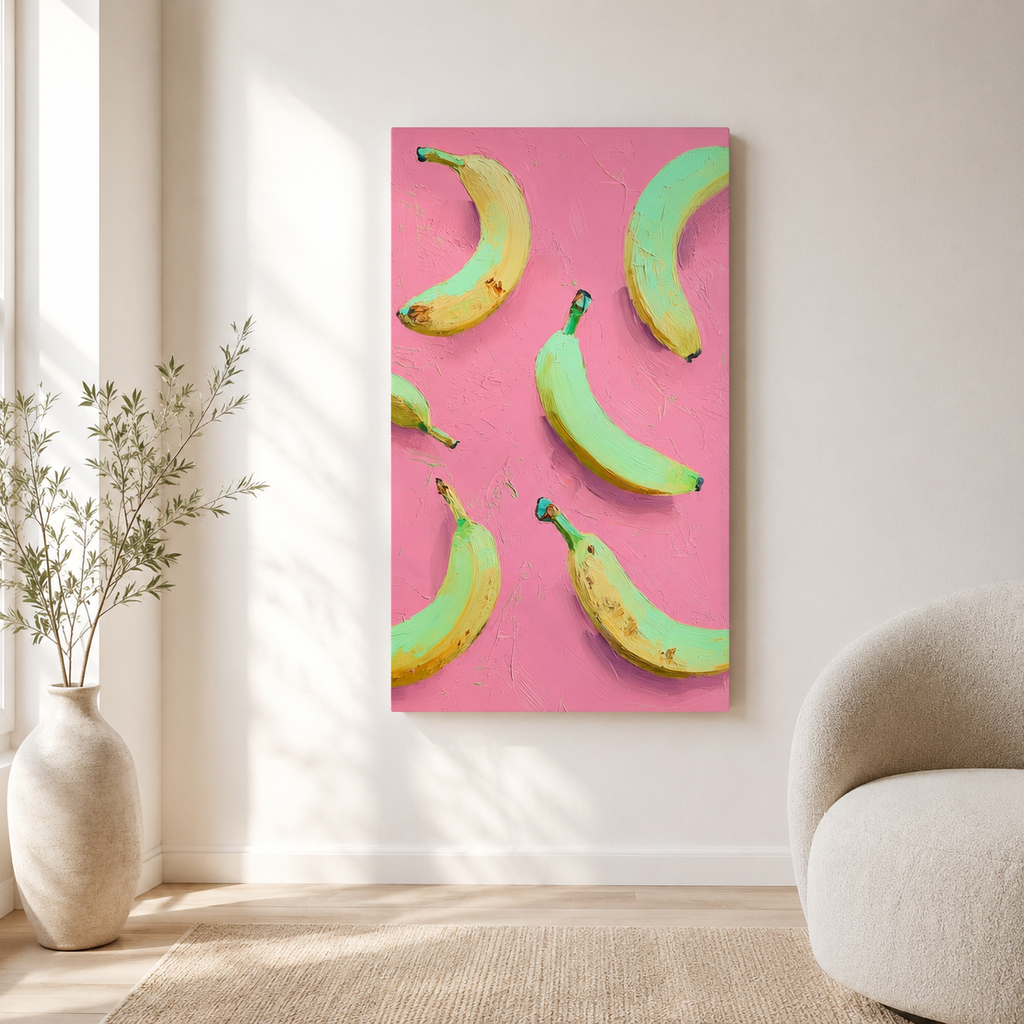 Banana Pop — 3D UV Textured Wall Art Print