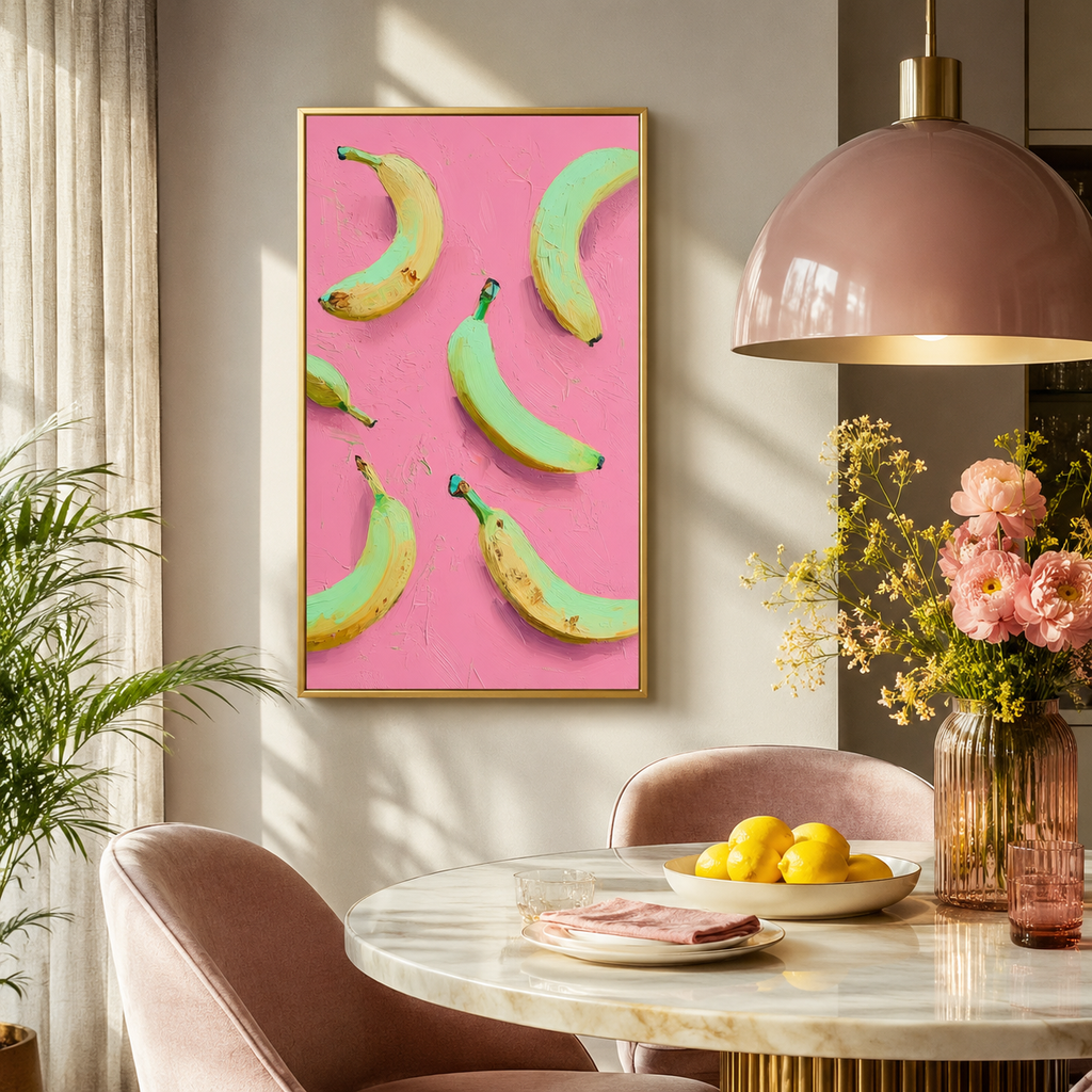 Banana Pop — 3D UV Textured Wall Art Print