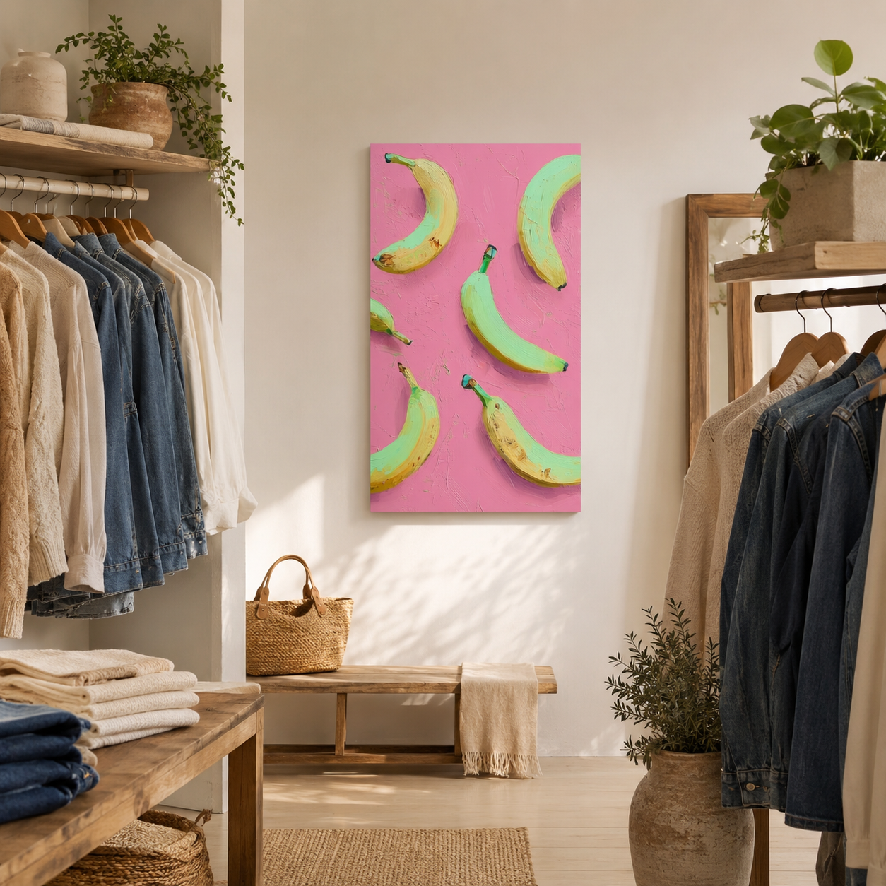 Banana Pop — 3D UV Textured Wall Art Print