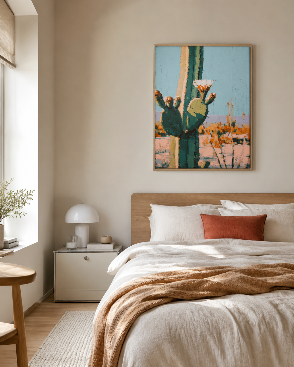 Cactus Flowers — 3D UV Textured Wall Art Prints (Vertical)