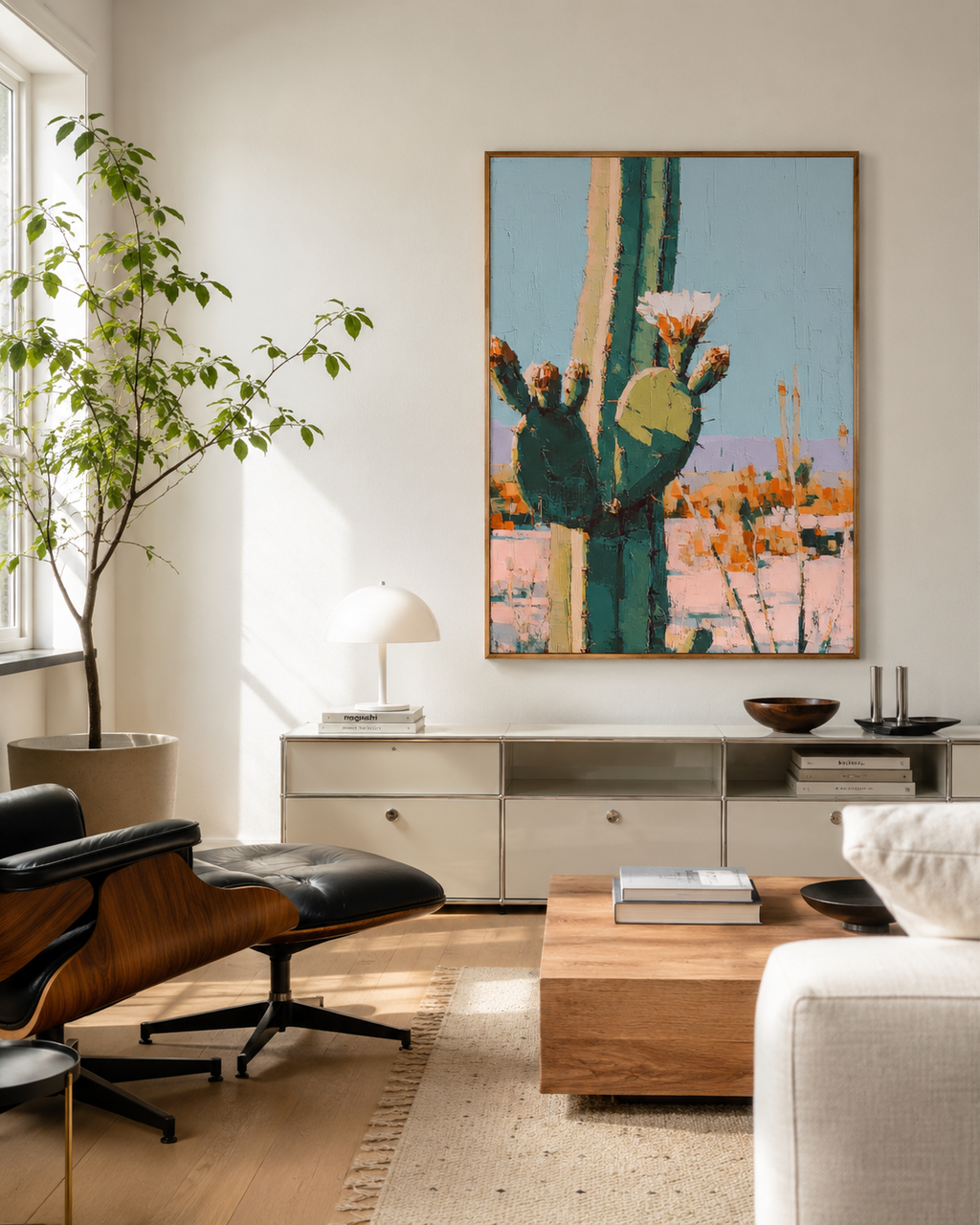 Cactus Flowers — 3D UV Textured Wall Art Prints (Vertical)