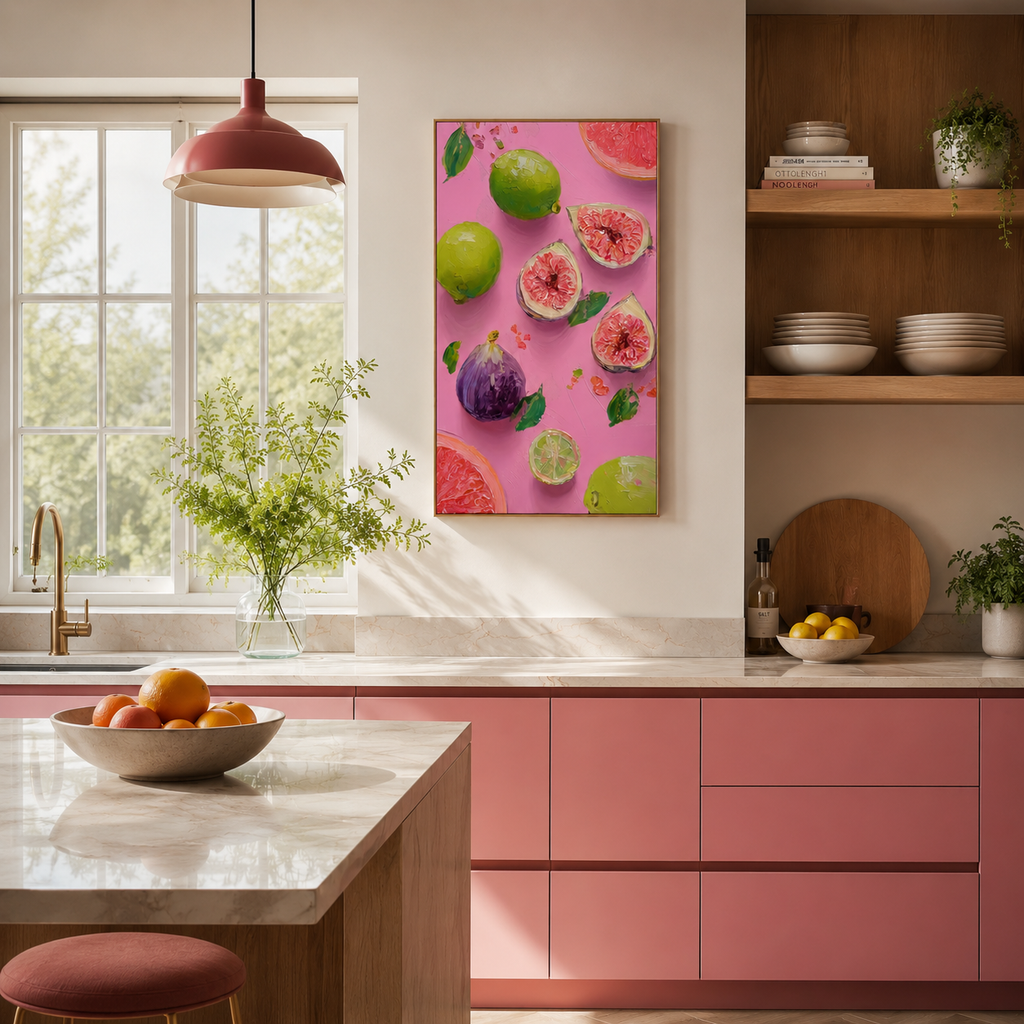 Citrus & Fig Medley — 3D UV Textured Art Print (Choose Your Design)