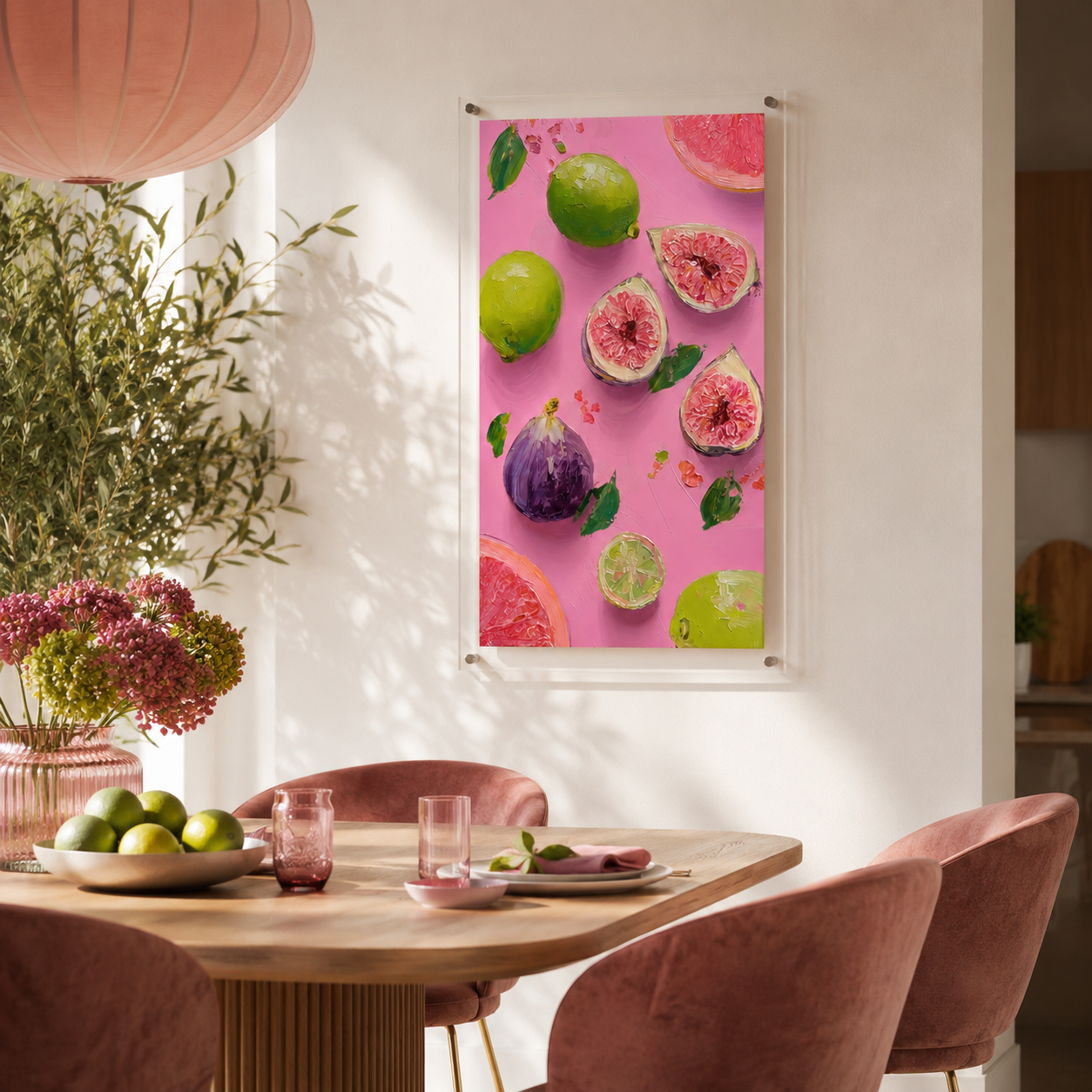 Citrus & Fig Medley — 3D UV Textured Art Print (Choose Your Design)