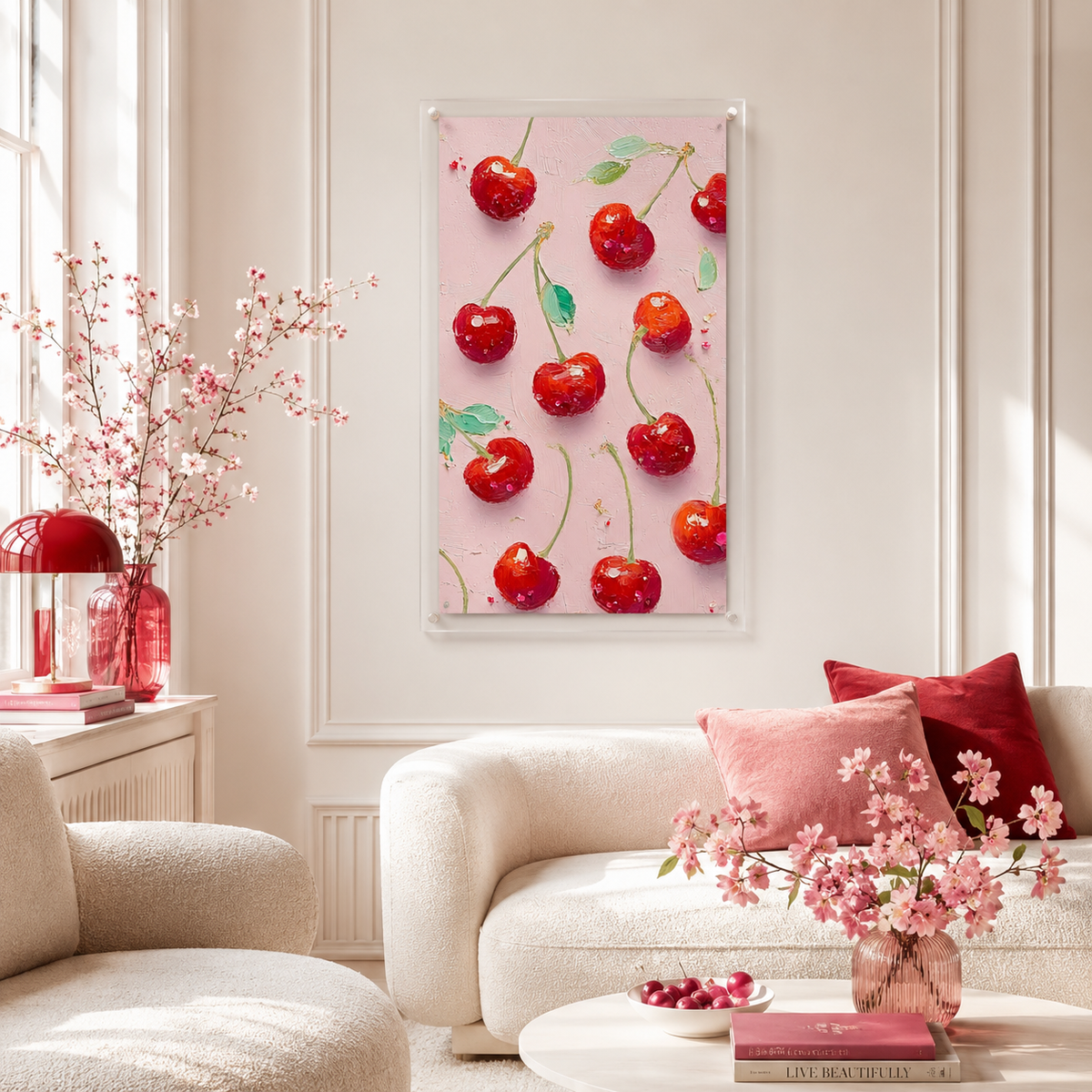 Cherry Pop — 3D UV Textured Wall Art Print