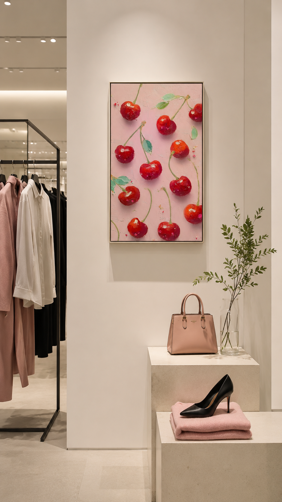 Cherry Pop — 3D UV Textured Wall Art Print