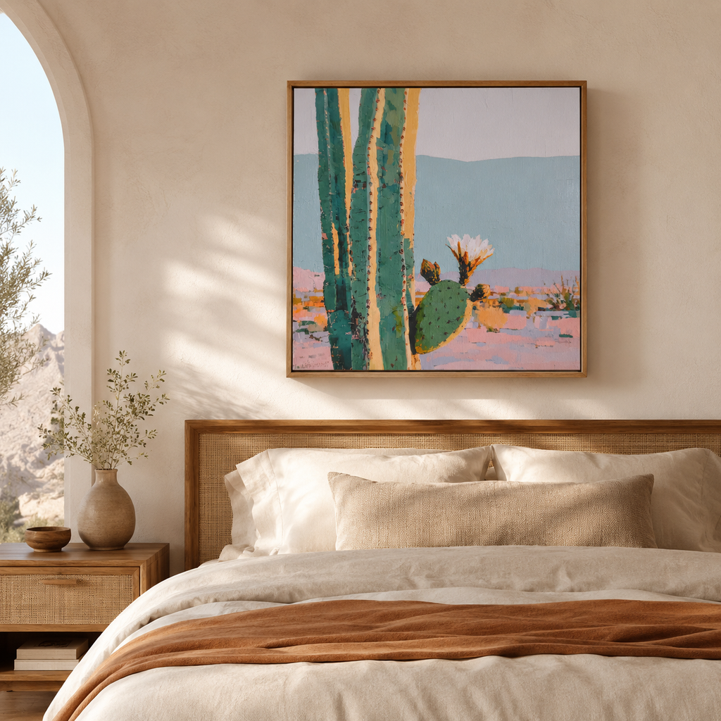 Desert Botanical — 3D UV Textured Art Print (Choose Your Design)