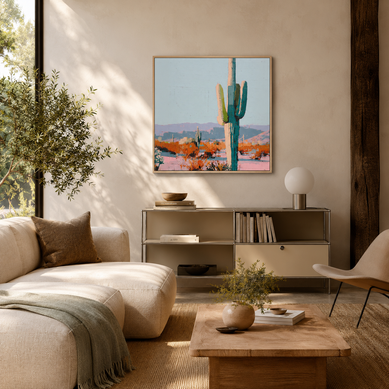 Desert Botanical — 3D UV Textured Art Print (Choose Your Design)