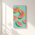 Grapefruit Pop — 3D UV Textured Wall Art Print