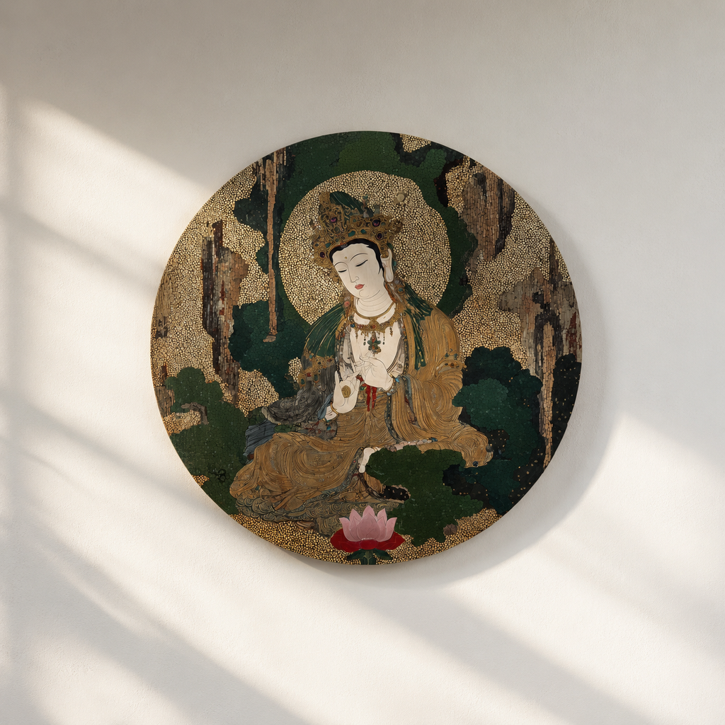 Lotus Beneath — 3D UV Textured Oriental Wall Art Print