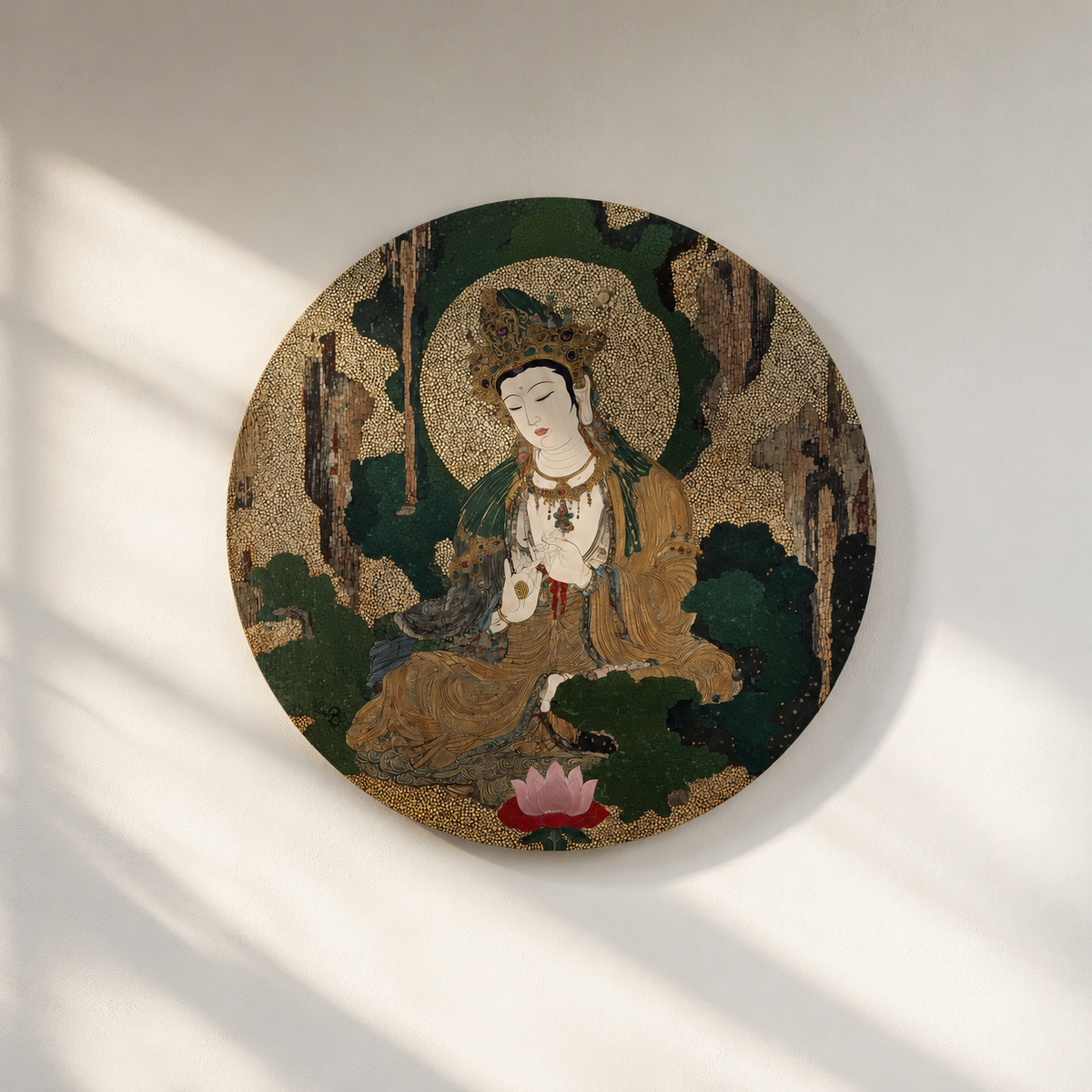 Lotus Beneath — 3D UV Textured Oriental Wall Art Print
