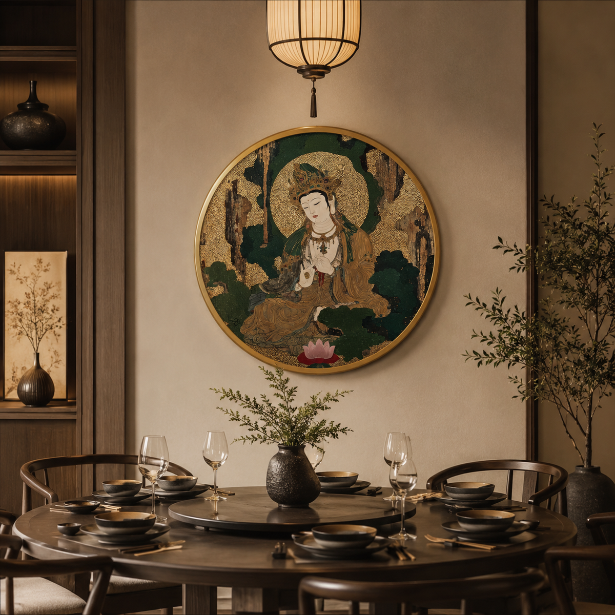 Lotus Beneath — 3D UV Textured Oriental Wall Art Print