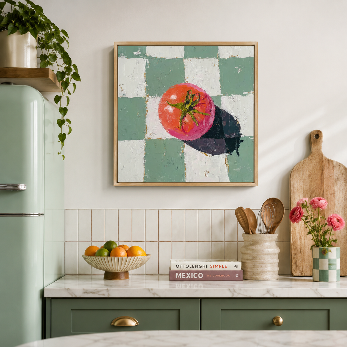 One Tomato — 3D UV Textured Wall Art Print