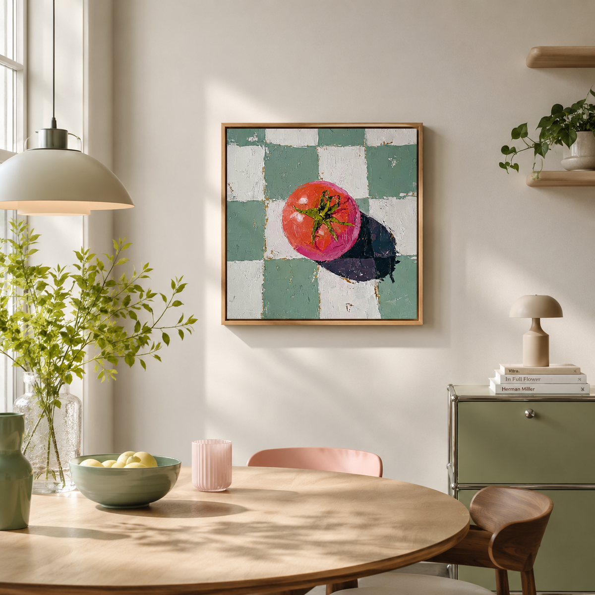 One Tomato — 3D UV Textured Wall Art Print