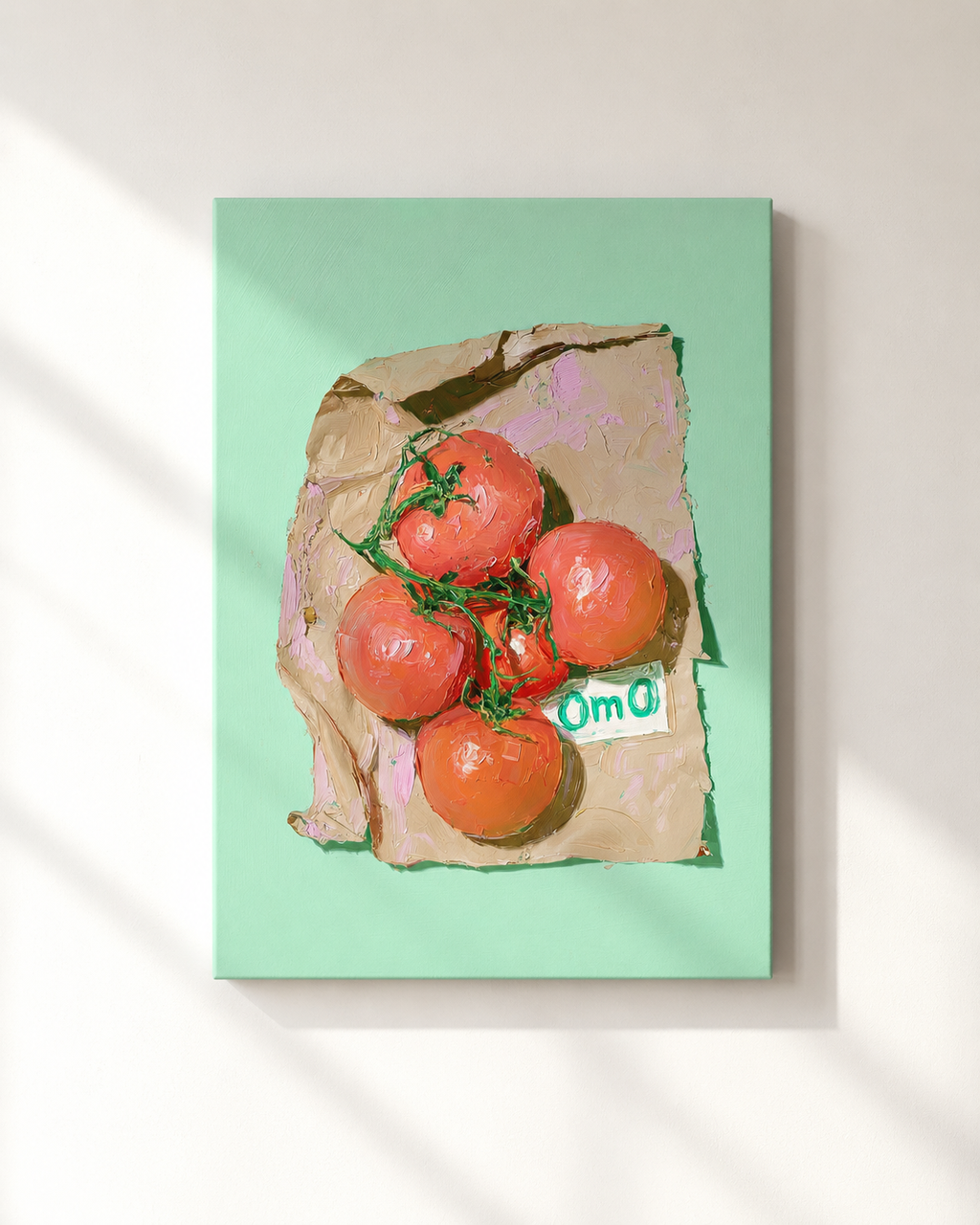Tomatoes in Bag — 3D UV Textured Wall Art Print