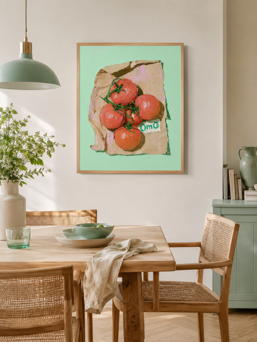 Tomatoes in Bag — 3D UV Textured Wall Art Print
