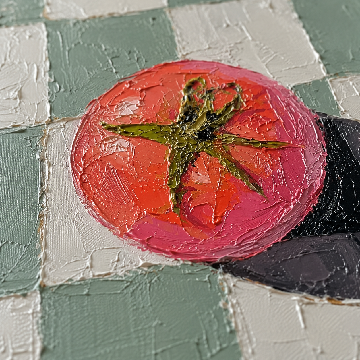 One Tomato — 3D UV Textured Wall Art Print